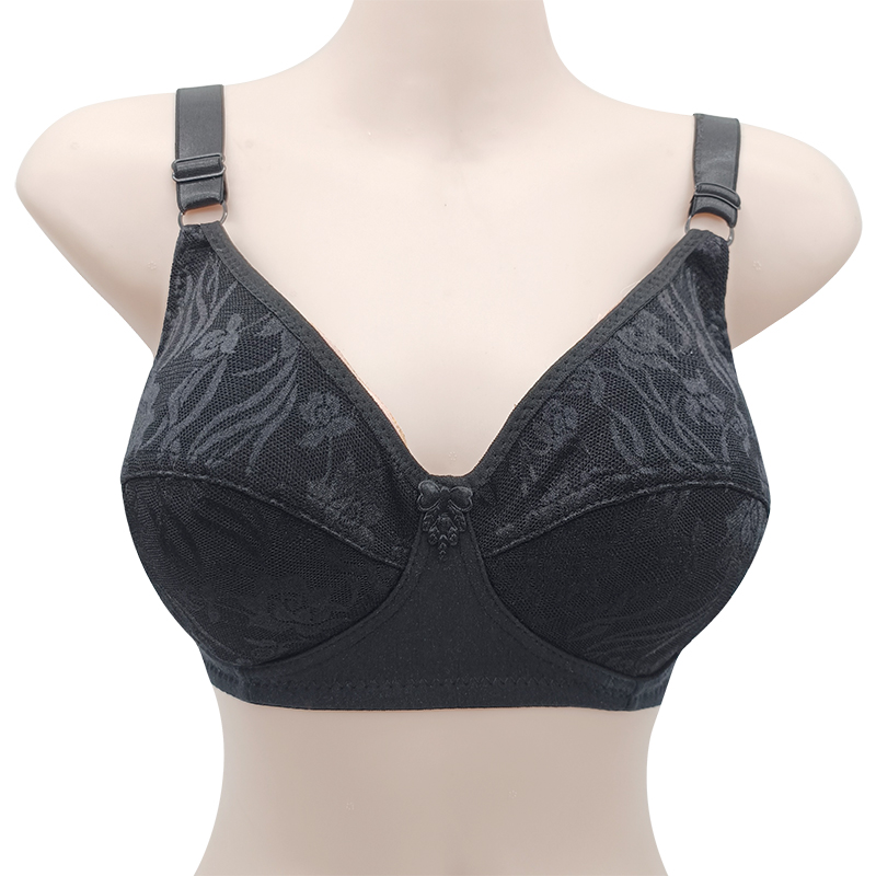 Wirefree Bra Comfort - B C Cup Thin Embroidered Lace