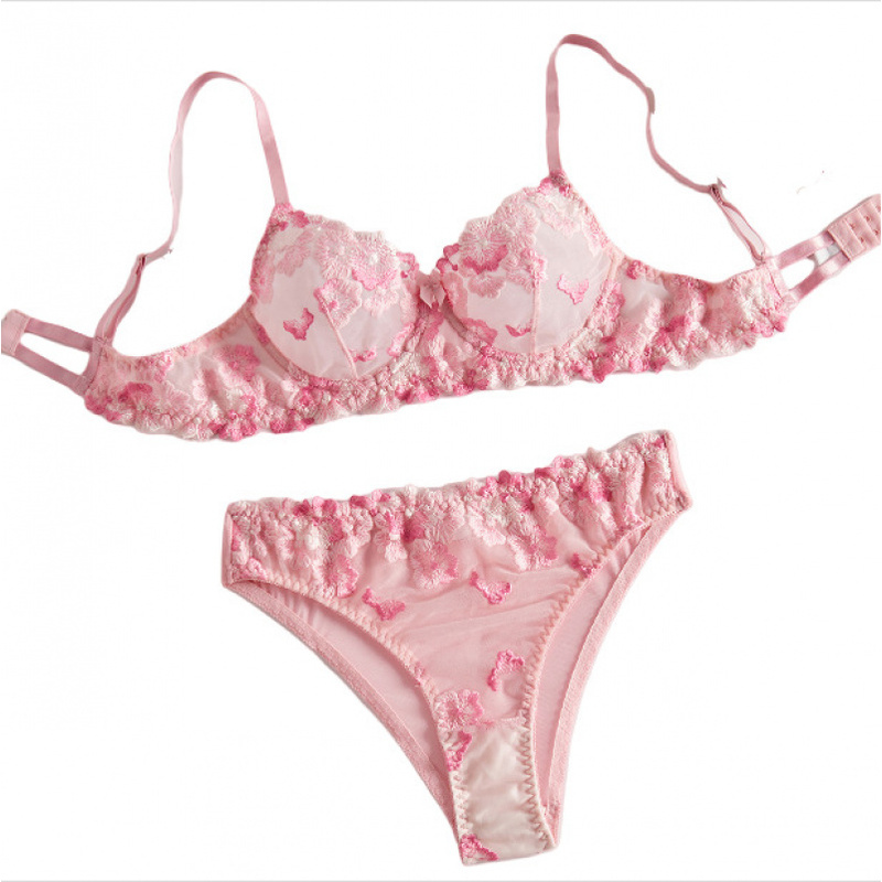 Bikini lingerie set with sheer - огляд і ціна Sheer Bra Lace