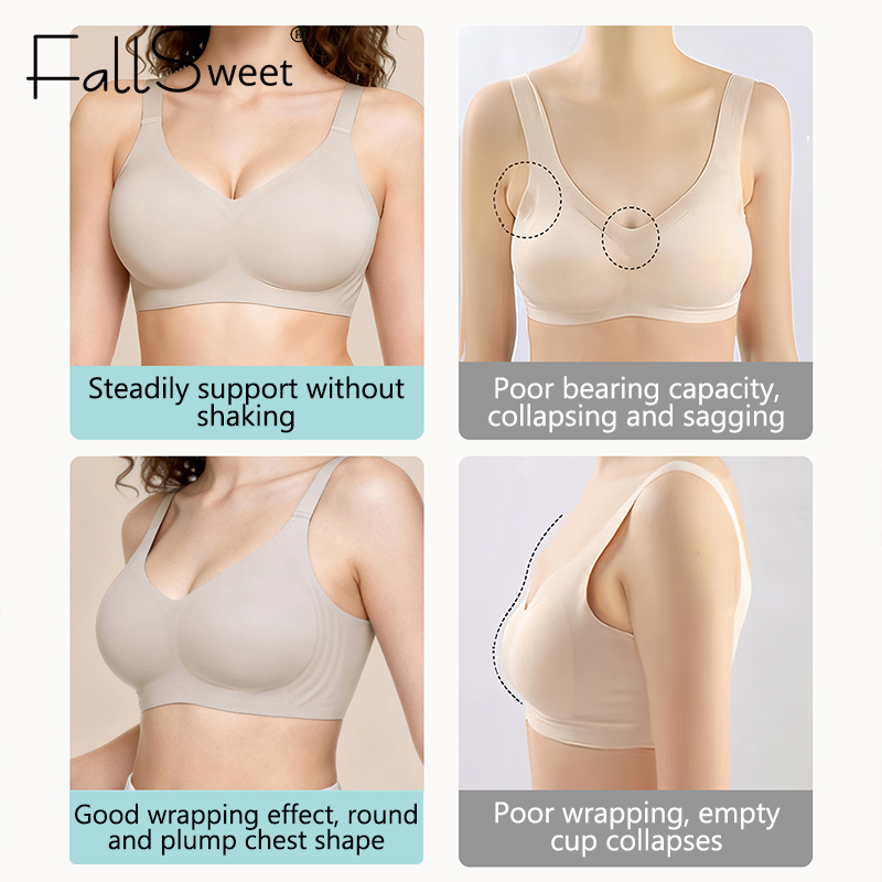 FallSweet Women Push-Up Seamle - огляд і ціна Mastectomy Bra Pocket