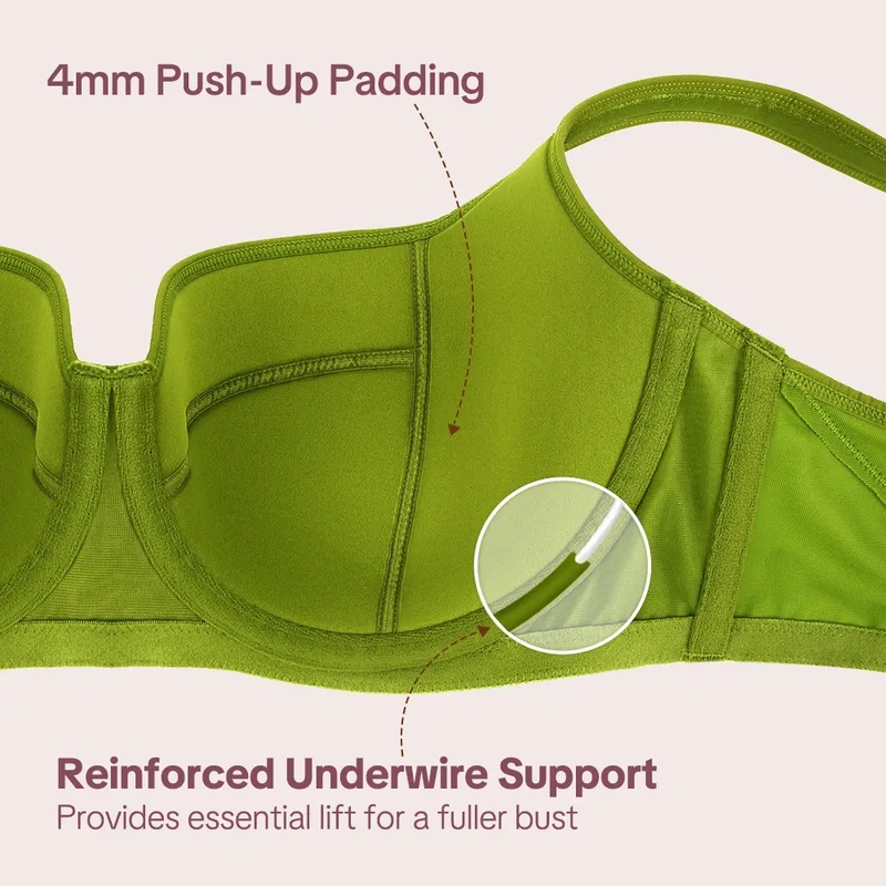 HSIA Starry Night Balconette w - огляд і ціна Demi Bra Balconette